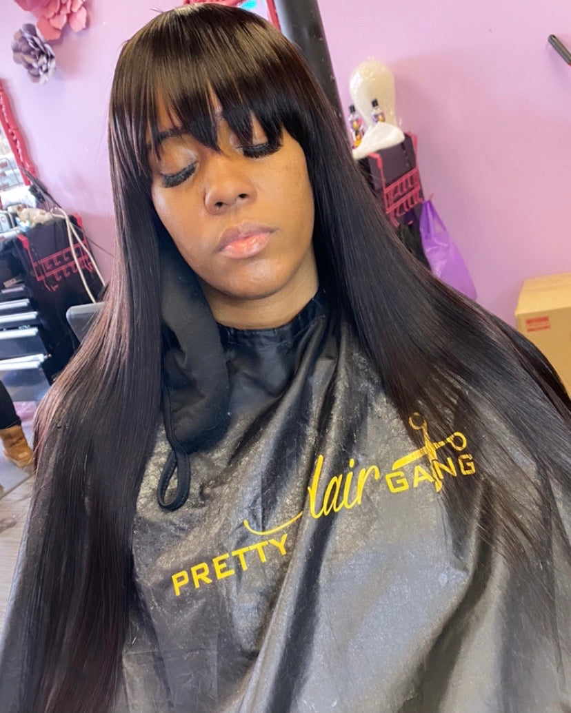 Full sew in HAIR NOT INCLUDED(no hair out) $200 – PrettyhairGang